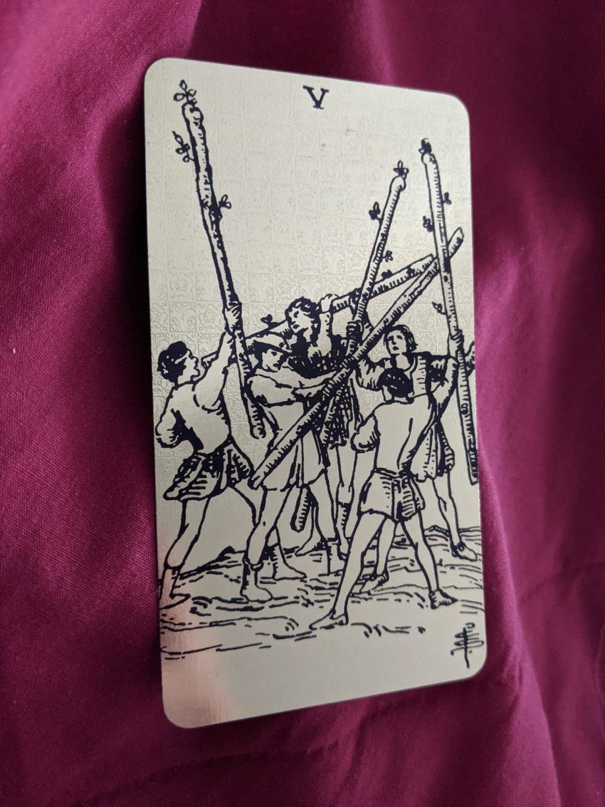 5 of wands